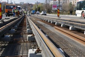 Încep lucrările de modernizare a infrastructurii de tramvai din zona Tudor Vladimirescu