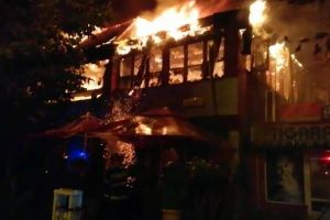  incendiu restaurant cozy galati, interventie pompieri galati restaurant cozy