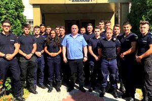 Elevi jandarmi în practică la Piteşti