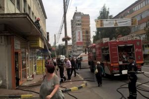 Incendiu la atelierul de cizmărie din staţia Bancă