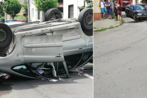 FOTO: ACUM. Accident rutier pe strada B.P. Haşdeu