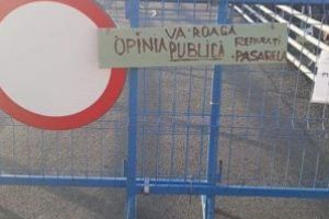 Fotografia zilei: Mesajul unor baimareni catre cei responsabili…