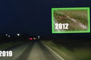 Drumul de la Braila spre mare impanzit de pericole la orice curba / Indicatoare de circulatie lipsa si santuri adanci mascate de buruieni de 1 metru inaltime