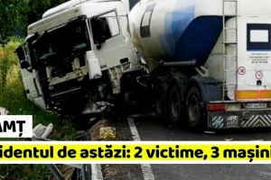 NEAMȚ: Accident cu 2 victime după o coliziune între 3 maşini (FOTO-VIDEO)