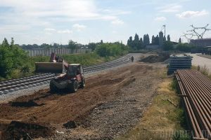 Constructorii au amenajat primii 700 de metri din noua linie de tramvai de-a lungul Peţei, în Oradea (FOTO / VIDEO)