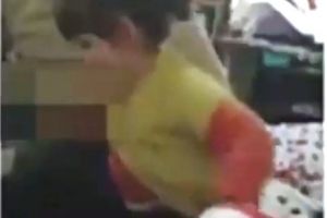 Fetiţa care a fost filmată într-o ipostază revoltătoare, alături de un bărbat, luată de Protecţia Copilului cu ordonanţă preşedinţială