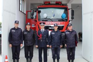 FOTO: Triplu motiv de sărbătoare pentru pompierii vrânceni