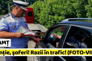 NEAMȚ: Atenţie, şoferi! Razii în trafic! Acţiunea „Truck & Bus” (FOTO-VIDEO)