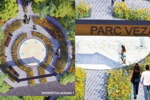 Licitaţie pentru reamenajarea Parcului Veza din Blaj: fântână arteziană, grupuri sanitare, alei, skatepark, spaţii verzi şi sistem de irigaţii