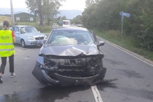FOTO Accident  grav pe autostradă la ieşire spre Șelimbăr – Patru copii răniţi