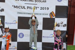 FOTO. Sătmăreanul Darren Betea impresionează din nou. Pe podium la două competiţii de karting