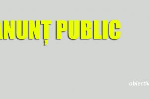 Anunţ Public – Pierdere
