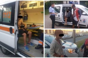 Bătaie în Parcul Copiilor. Un tânăr a primit un picior peste faţă