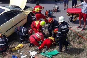 Accident în zona serpentinelor, la Paleu: o persoană a fost rănită (FOTO)