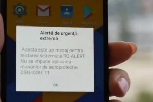 Sistemul RO-ALERT testat în judeţul Sibiu – Nu vă panicaţi