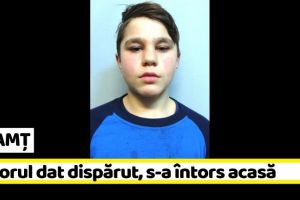 NEAMȚ: Minorul dat dispărut s-a întors acasă