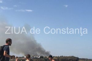 Incendiu in Vama Veche! Intervin pompierii