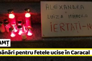 NEAMȚ: Lumânări aprinse la Piatra-Neamţ pentru fetele ucise în Caracal (FOTO)