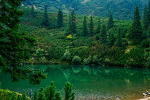 FOTO: Lacul Iezerul Șureanu sau ”lacul fără fund”, una dintre minunăţiile judeţului Alba ce stă ”ascunsă” între munţi. Privelişti de vis pentru iubitorii de natură şi frumos