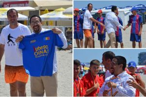 Excelenta Sa Alfredo Alfonso Torrealba:  Ambasadorul Venezuelei in Romania, prezent la Mamaia, la o competitie de oina pe plaja (galerie foto)