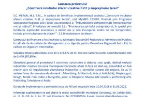 Comunicat de presa lansare proiect - 