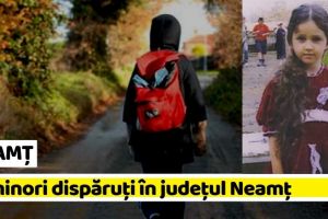 NEAMȚ: Poliţia din Neamţ are în lucru 13 dosare cu minori dispăruţi