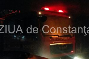 Incendiu in spatele Hotelului Nevada, pe bulevardul Aurel Vlaicu. Intervin pompierii ISU Constanta