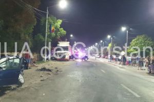 Oficial de la IPJ Constanta. Tragedie la Mihail Kogalniceanu. Accident grav provocat de o femeie. Pieton mort. Un sofer consumase canabis 