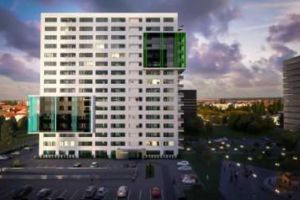 Construcţia la prima clădire din XCity Towers a ajuns la etajul 12. Va fi finalizată mai repede