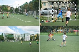 Terenurile sintetice de fotbal din Micro 15 şi Micro 17 au fost recondiţionate