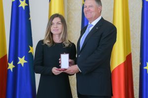 Simona Halep, decorată la Palatul Cotroceni: 