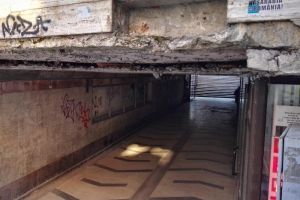 Lăsat în paragină ani de zile, Pasajul Dunărea intră în reparaţii