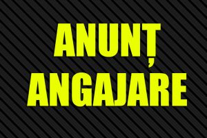 Anunţ angajare