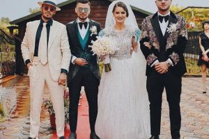 Sora lui George Puşcaş s-a măritat. Celebrul fotbalist bihorean a jucat mireasa (VIDEO) 