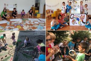 13 copii din medii defavorizate din Aiud au avut parte de zile de vacanţă petrecute în mod activ. Poveşti, cântece şi explorări, alături de voluntari