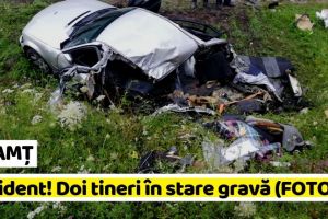 NEAMȚ: Accident în Neamţ! Doi tineri în stare gravă (FOTO)