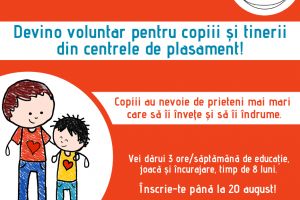 Ajungem Mari: Fii prietenul copiilor din centrele de plasament!