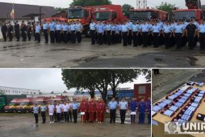 FOTO, LIVE VIDEO. Ceremonial militar la ISU Alba: Treceri în rezervă şi avansări în grad la sediul Inspectoratului
