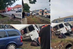 FOTO, VIDEO. Accident MORTAL pe DN1: Două persoane DECEDATE şi 7 rănite după impactul frontal dintre o maşină şi un autocamion, condus de un şofer din Alba