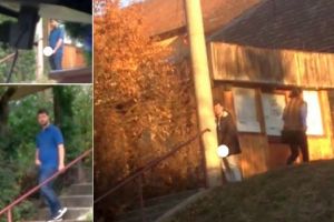 Individul care se masturbează lângă Urgenţe la Sibiu – Îl caută poliţia