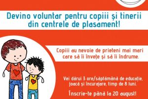 Fii prietenul copiilor din centrele de plasament! Se cauta voluntari in Prahova