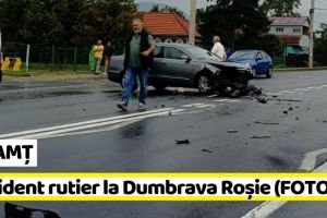 NEAMȚ: Accident rutier la Dumbrava Roşie în această dimineaţă (FOTO)