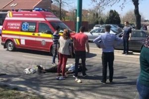 Accident la Magurele, pe DN1A. Un scuterist a fost lovit de masina