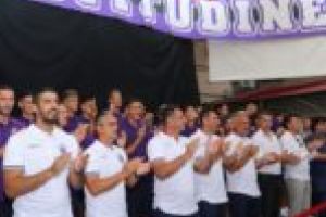 FOTO. Alb-violeţii încep sezonul acasă. ASU Politehnica s-a prezentat în faţa propriilor suporteri