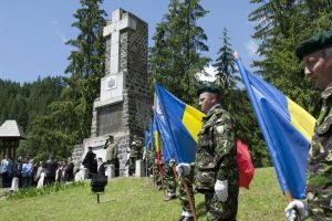 Monumente închinate ostaşilor români căzuţi în Primul şi Al Doilea Rozboi Mondial, pe teritoriul judeţului Harghita