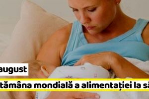 1-7 august: Săptămâna mondială a alimentaţiei la sân