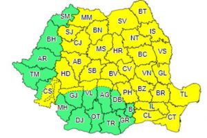Atenţionare meteo! Instabilitate atmosferică, mâine, la Braşov, pe tot parcursul zilei