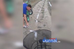 VIDEO: “Autostrada” pietruită, un patent made în Tănăsoaia