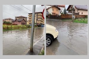 Floreşti aka Veneţia. Ploaia pune probleme floreştenilor care nu şi-au cumpărat… şalupă!