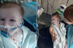 APEL UMANITAR: Nectarie, un bebeluş de doar 3 luni, născut cu malformaţii la inimă, are nevoie de ajutor, pentru a ajunge la o clinică în Germania